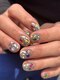 エム ネイル(emu nail)の写真/【爪が伸ばせない方でも美爪に♪】短い爪派には個性派デザインショートネイル◎ライブやイベントでも輝く★