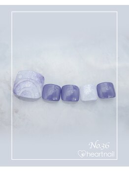 はあとねいる 銀座新富町店/フットネイルNo.36