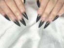 長さ出し　ブラックラメ