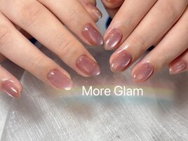 水光マグネットネイル