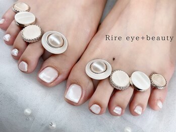 リール アイプラスビューティー(Rire eye + beauty)/フットネイル/ミラー￥5500