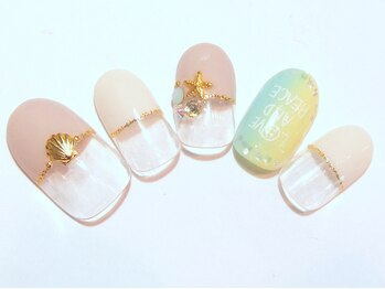 ネイルサロン ドレリッチ 大宮店(drerich)/【6990】シェルヒトデパーツ