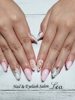 ネイルアンドアイラッシュサロン レア 千葉店(Lea)/アート6本付スカルプ