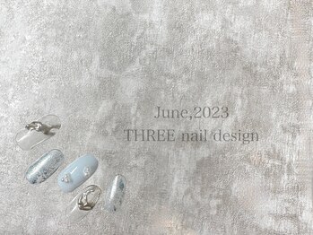 スリー(THREE)/June 2023/nail design