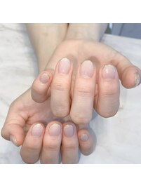 グラデ+ラメライン