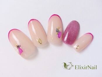 エリクサーネイル 神田(Elixir Nail)/シンプル /クーポン使用