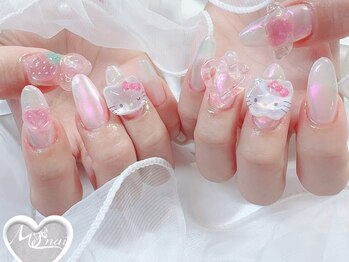 ミイネイル(Me nail)/ボンボンドロップシール/キティ
