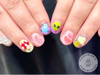 ネイルズガッシュ 溝の口店(NAILs GUSH)の写真/【可愛いカラーとパーツmixで1ランクUP】地域No.1の種類数!話題のパーツ等やりたいデザインが叶うサロン◎
