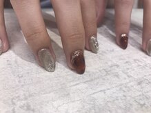 プティットスリール 西尾店(Petit Sourire)/【持ち込み】べっ甲ネイル