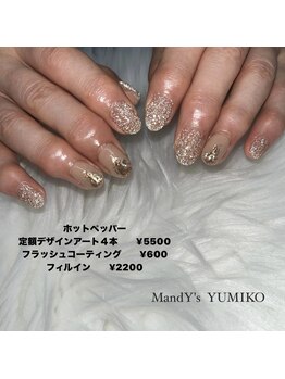 マンディーズ(MandY's)/秋/フラッシュ/ミラーアート