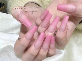 マットグラデーションネイル