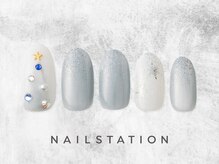 ネイルステーション ルミネ北千住店(NAIL STATION)/動く光のツリー／パラジェル