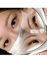 ジュベアイラッシュ(juve. eyelash)/W/flat 80束