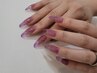 【ハンド】長さだし10本 gel x 　ワンカラー★マグネット・パラジェル追加OK