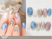 NICENAIL/ジェルネイル/パラジェル/フィルイン/マグネット/長さだし/春日部駅前店/60種類から選ぶトレンドネイル