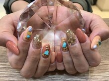 エスフィーネイルサロン ブリーユ(Esfy nailsalon Brille)/テラコッタネイル