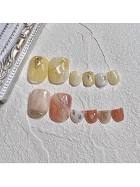 summer foot nail ¥9350