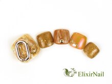 エリクサーネイル 心斎橋(Elixir Nail)/フット　やり放題／クーポン使用