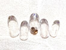 グレースネイル(GRACE nail)/キラキラフレンチ