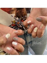 リルム(Relum)/くすみカラーニュアンスネイル！