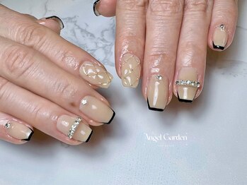 エンジェルガーデンネイル 池袋店(Angelgarden nail)/スキニーフレンチキルティング