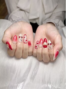 スマイル ネイル 赤羽(smile nail)の写真/【今話題のデザイン盛りだくさん】赤羽駅から徒歩4分！トレンドの韓国ワンホン定額ネイルあり￥6980～♪