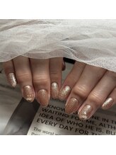 アース 新瑞橋店(HAIR & MAKE EARTH)/ブラウンラメワンカラー