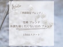 ベルツリー(BELLTREE)の雰囲気(季節限定♪雪柳ブレンド、体調を崩したくない日のブレンド)