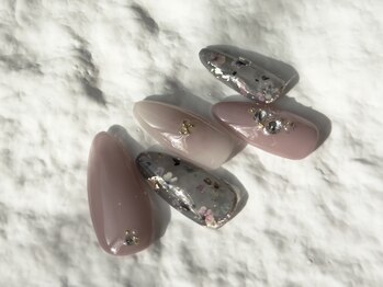 アトリエエル(atelier eL)/押し花ネイル