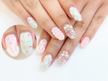 ネイルコレクション ベビーピンク(Baby Pink)/長さ出しジェル放題★ドリップ