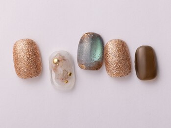 アイネイルズ 恵比寿店(I nails)/うるきらマグニュアンス10480円