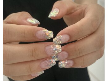 ルアナネイルナゴヤ(LUANA nail nagoya)/ラメグラデーション