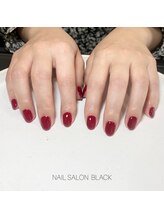 ブラック 池尻大橋店(BLACK)/1番人気！ワンカラーネイル