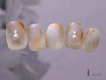 アイネイルズ 吉祥寺店(I nails)/淡色上品パールネイル