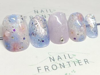ネイルフロンティア 吉祥寺(NAIL FRONTIER)/Eうるうる水彩あじさい11980円