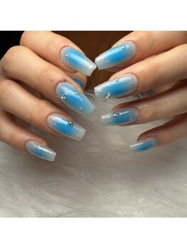 ソワン(Soin)/エアーブラシうる艶チークネイル