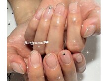 フロージュ ネイル(florjyu nail)/ラメフレンチnail