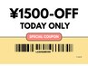 【当日予約限定】通常価格より1500円OFF