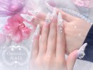 【スカルプ長さだしネイル】