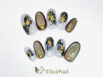 エリクサーネイル 新宿3丁目(Elixir Nail)/定額b カジュアル/クーポン使用