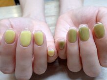 アミュリー ネイル アトリエ(Amury nail atelier)/ピスタチオ トレンド アシメ