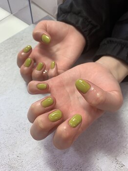 アイリッシュネイル 久屋大通店(Irish Nail)/ピスタチオカラー