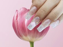 プチマッシュ 学芸大学( pucci maSH)/ラメグラスカルプネイル