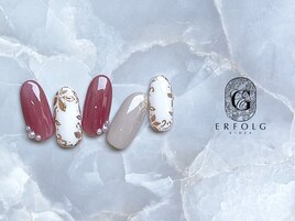 フラワーネイル×ミラー！