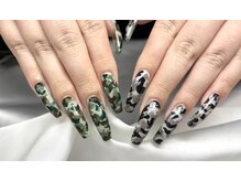 ケーエヌ(KN)/迷彩★自爪パラジェルロング