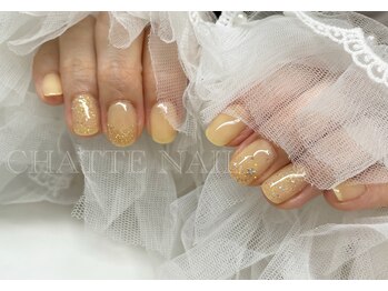 シャットネイル(CHATTE NAIL)/爪育デザインネイルAコース