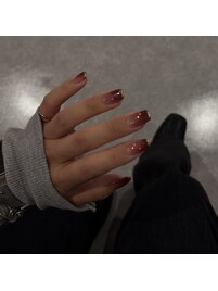 ボルドーグラデーション