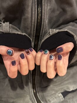 ルシード 千葉店(LUCIDO)の写真/ネイル初心者さん歓迎！短い爪でも映える可愛いデザインをご提案。ショートネイルならではの魅力を手元に。