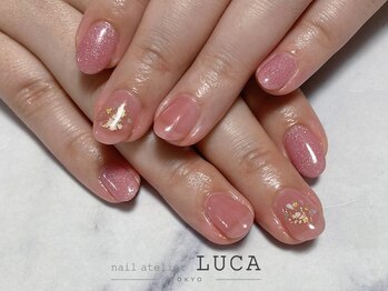 ネイルアトリエルカ(nail atelier LUCA)/M-717 ピンクニュアンスネイル