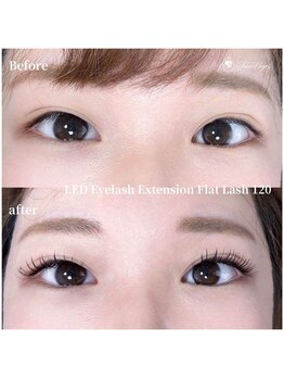 スウィートアイズ(Sweet eyes)/LEDフラットラッシュ120本